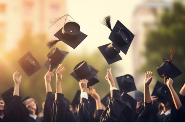 Graduates celebrating their academic achievement